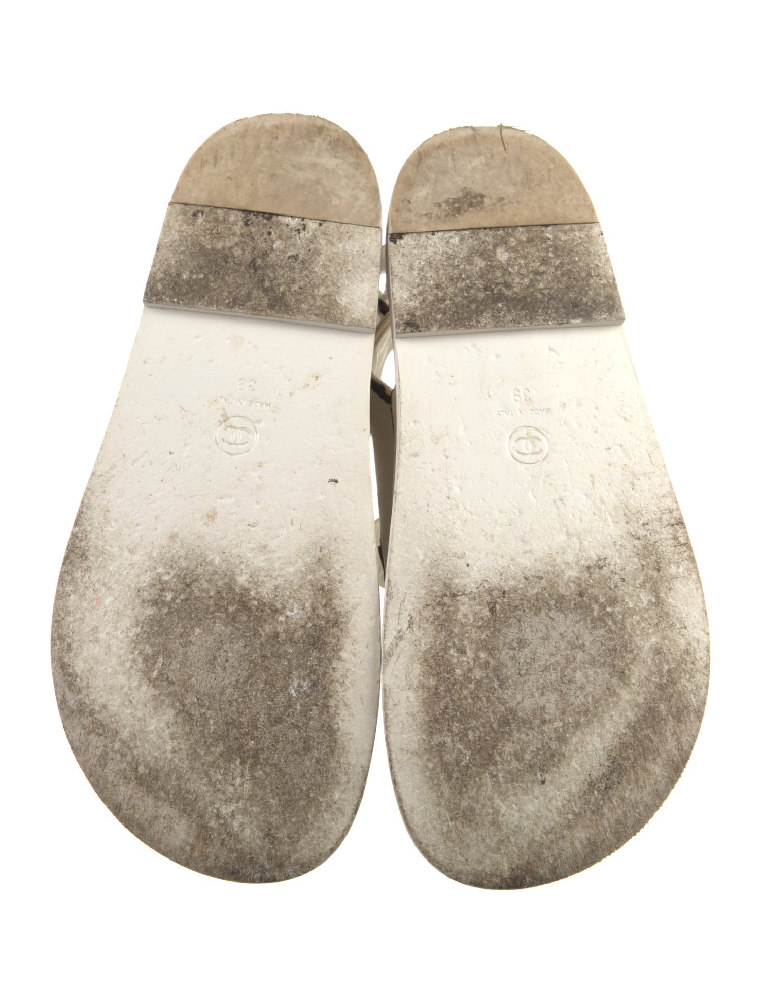 Chanel 2022 Interlocking CC Logo Sandals